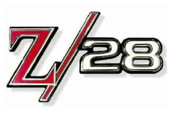 69 Camaro Z/28 Rear Panel Badge